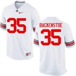 Men's Ohio State Buckeyes #35 Alex Backenstoe White Nike NCAA College Football Jersey December NFU0544WS